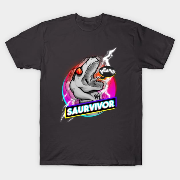 Saurvivor T-Shirt by juanotron